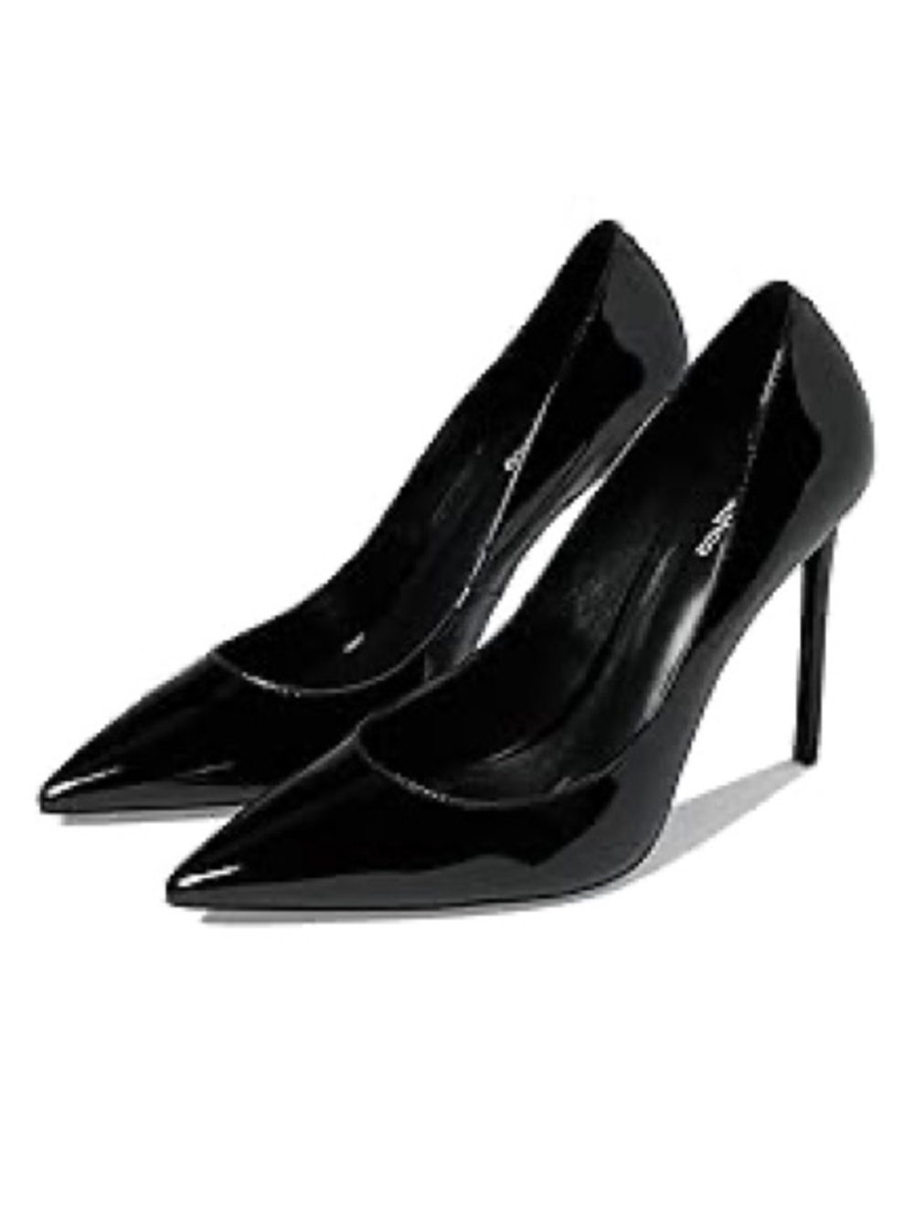 New Tony Bianco Anja Black Patent 7 M Patent Pointed-Toe Stiletto Pumps Women